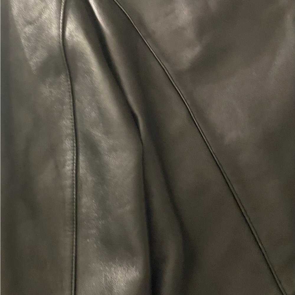 Black Gallery Leather Jacket size L EUC - Picture 12 of 16